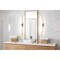 Z-Lite Zane Vanity, 2-Light, 25 In.W x 2.5 In.L x 5 In.H, Chrome /Frosted 1008-25W-CH-LED - alternate 3